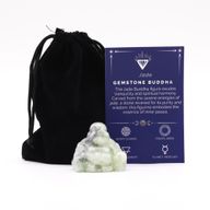Liten Buddha av Ädelsten - Jade 35x40x23mm