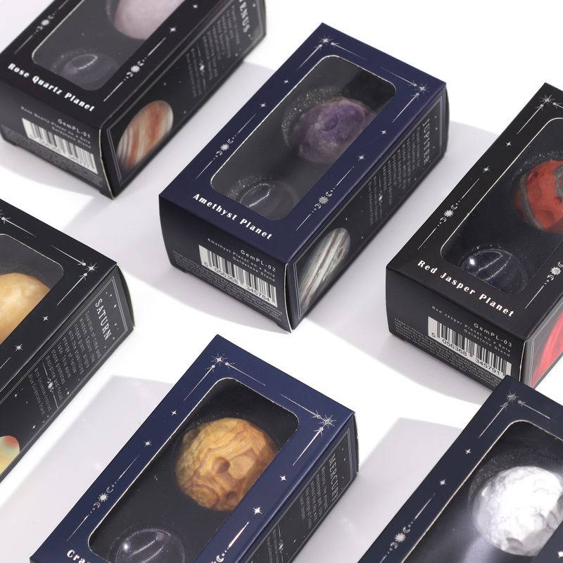 Planet på ett Stativ av Aventuringlas - Rosenkvarts - 40mm