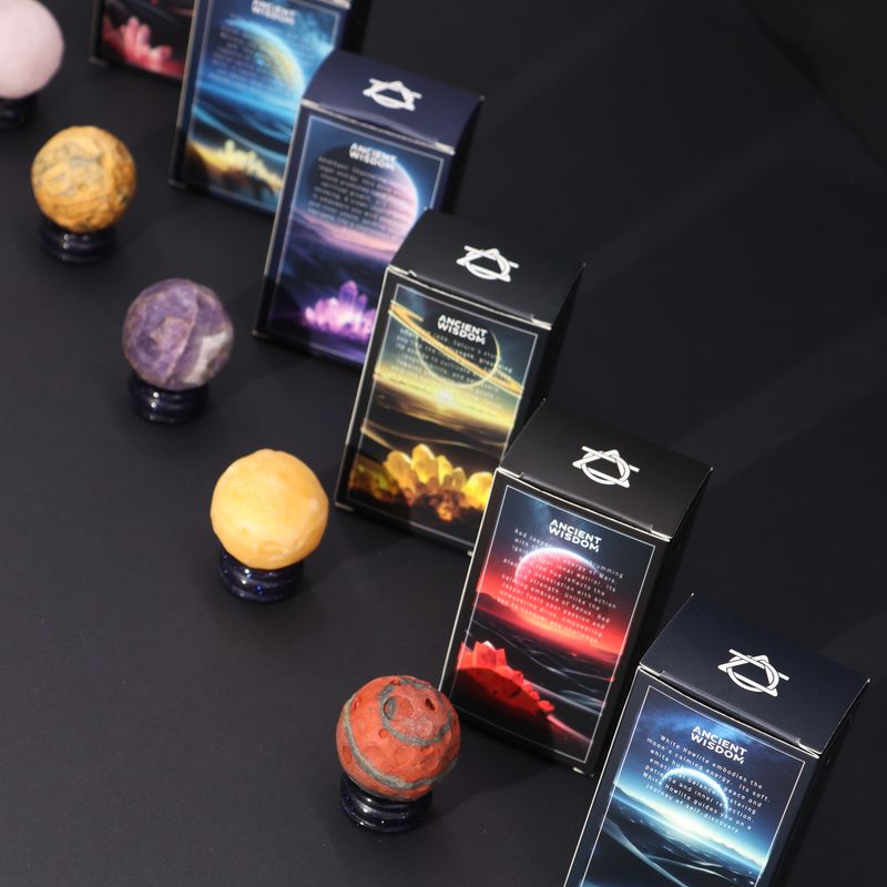 Planet på ett Stativ av Aventuringlas - Rosenkvarts - 40mm