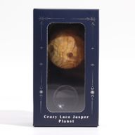 Planet på ett Stativ av Aventuringlas - Spetsjaspis - 40mm (30x15mm stativ)