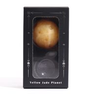 Planet på ett Stativ av Aventuringlas - Gul Jade - 40mm (30x15mm stativ)