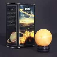 Planet på ett Stativ av Aventuringlas - Gul Jade - 40mm (30x15mm stativ)