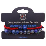 Ädelstensarmband med Dubbel Kraft - Lapis Lazuli