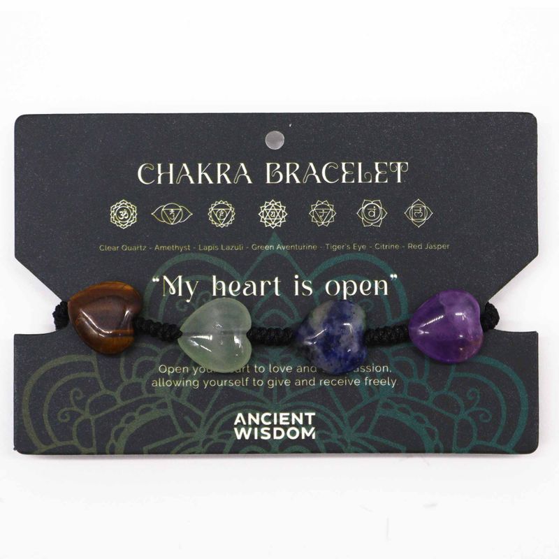 Chakra Strängarmband - Hjärtan