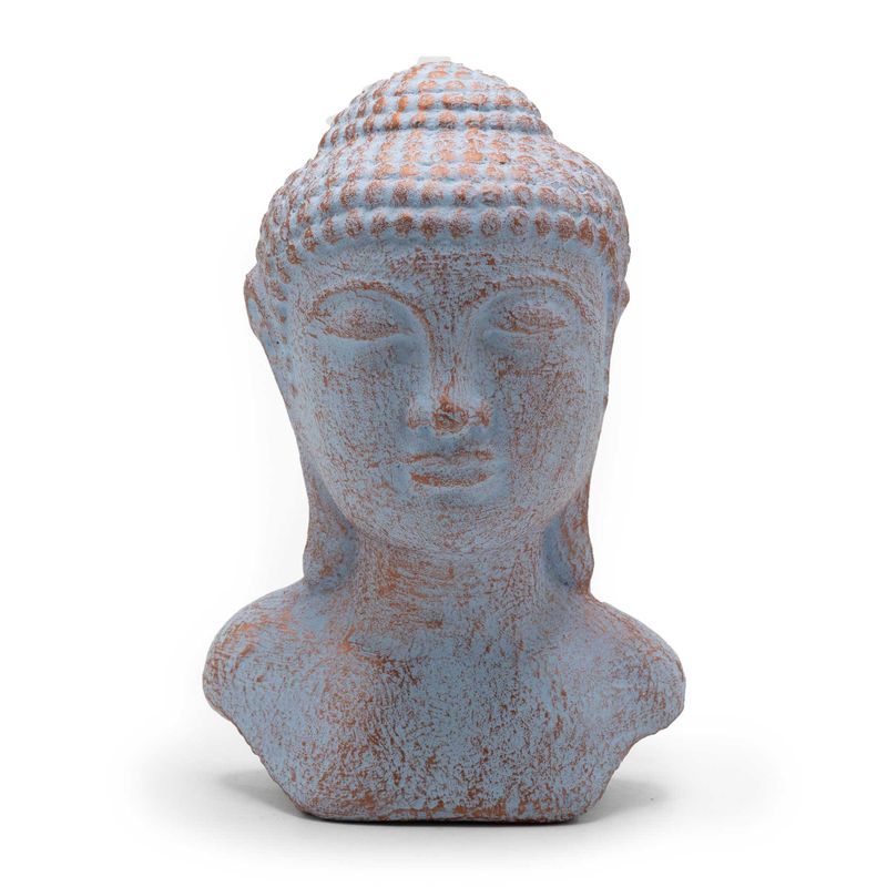 Buddhahuvud i Lugn - Blå Koppar