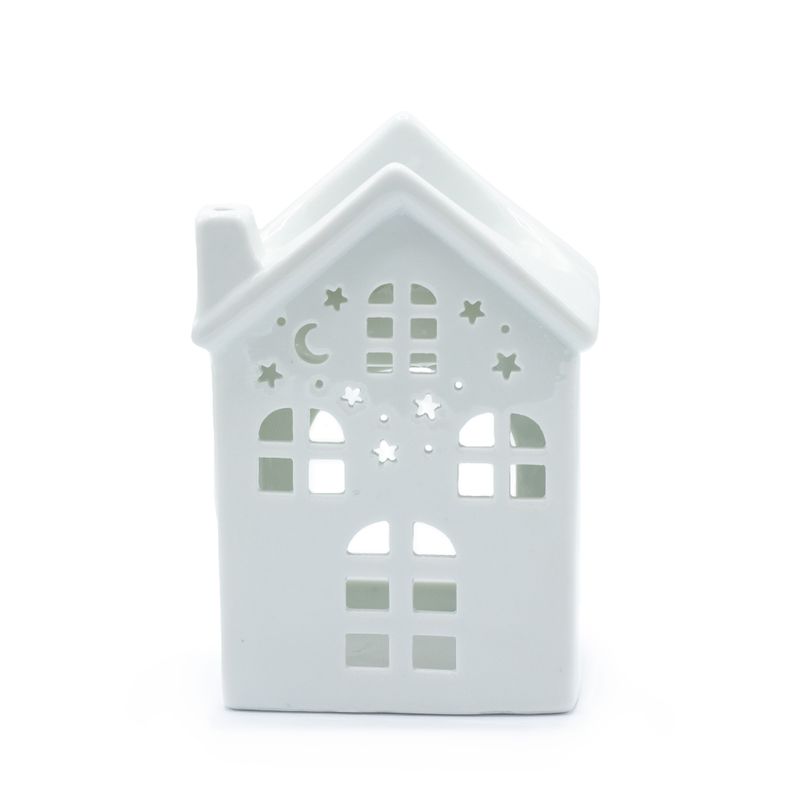 Oljebrännare Hus - Vit