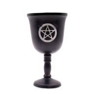 Ritualbägare i Järn - Pentagram - 20x11cm