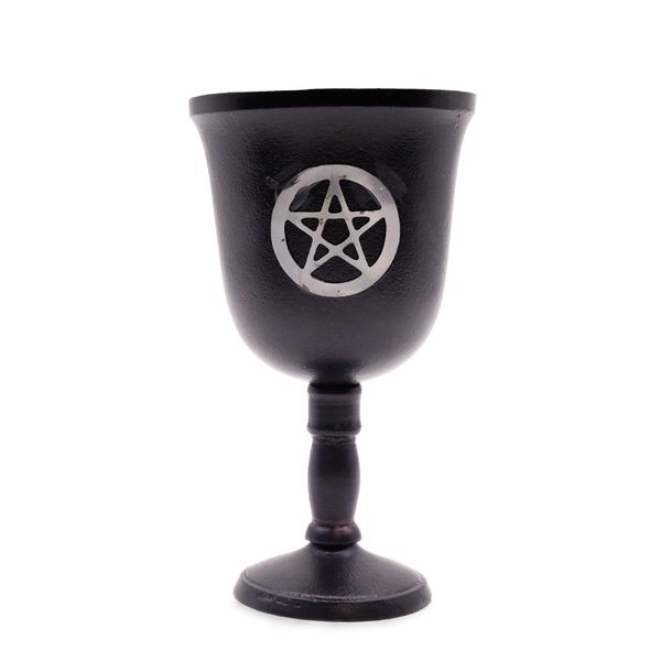 Ritualbägare i Järn - Pentagram - 20x11cm