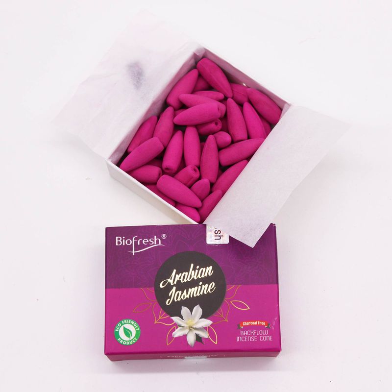 Biofresh Tillbakaflöde Rökelsekoner (40 koner) - Arabisk Jasmin
