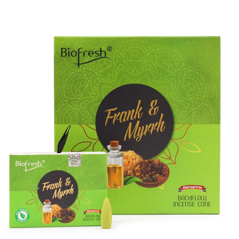 Biofresh Tillbakaflöde Rökelsekoner (40 koner) - Rökelse & Myrra