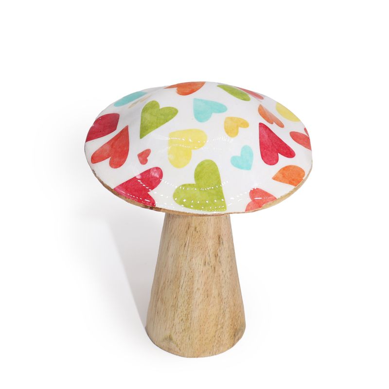 Liten Svamp - 10cm - Pastellhjärtan