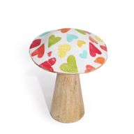 Liten Svamp - 10cm - Pastellhjärtan