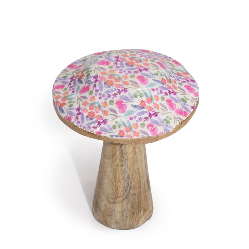 Liten Svamp - 10cm - Vacker Blommig