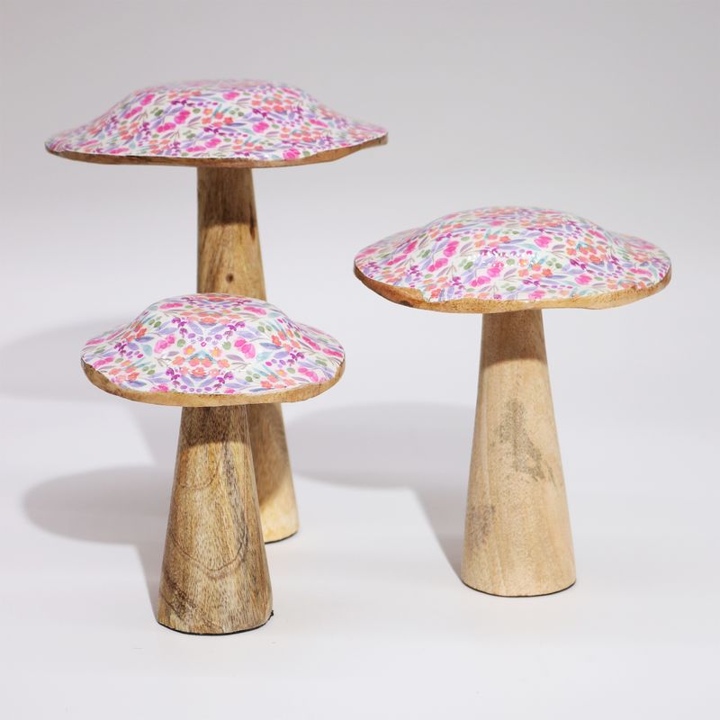 Stor Svamp - 20cm - Vacker Blommig