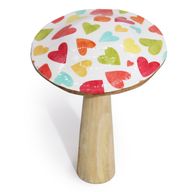 Stor Svamp - 20cm - Pastellhjärtan