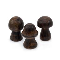 Set med 3 Mini Rökelsehållare - Svampar (8cm 7cm 6.5cm)