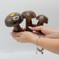 Set med 3 Rökelsehållare till Koner - Svampar (10cm 9cm 8cm)