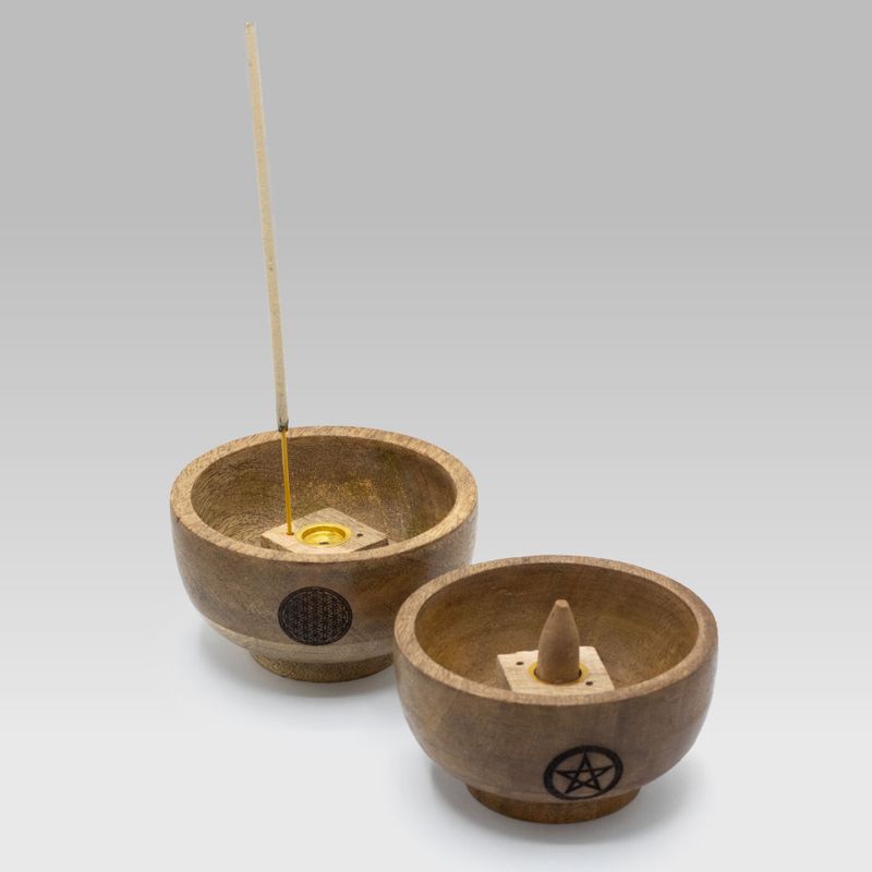 Liten Ritualskål Rökelsehållare till Koner 11x5.5cm - (blandade - esoterik)