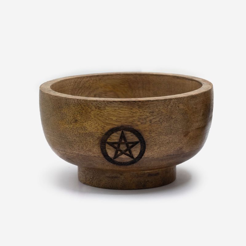Liten Ritualskål Rökelsehållare till Koner 11x5.5cm - (blandade - pentagon)