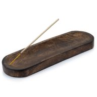 Stor Rökelsebricka 30x10cm - Klassisk Mangoträ