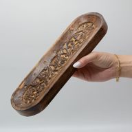 Stor Rökelsebricka 30x10cm - Blommig Design