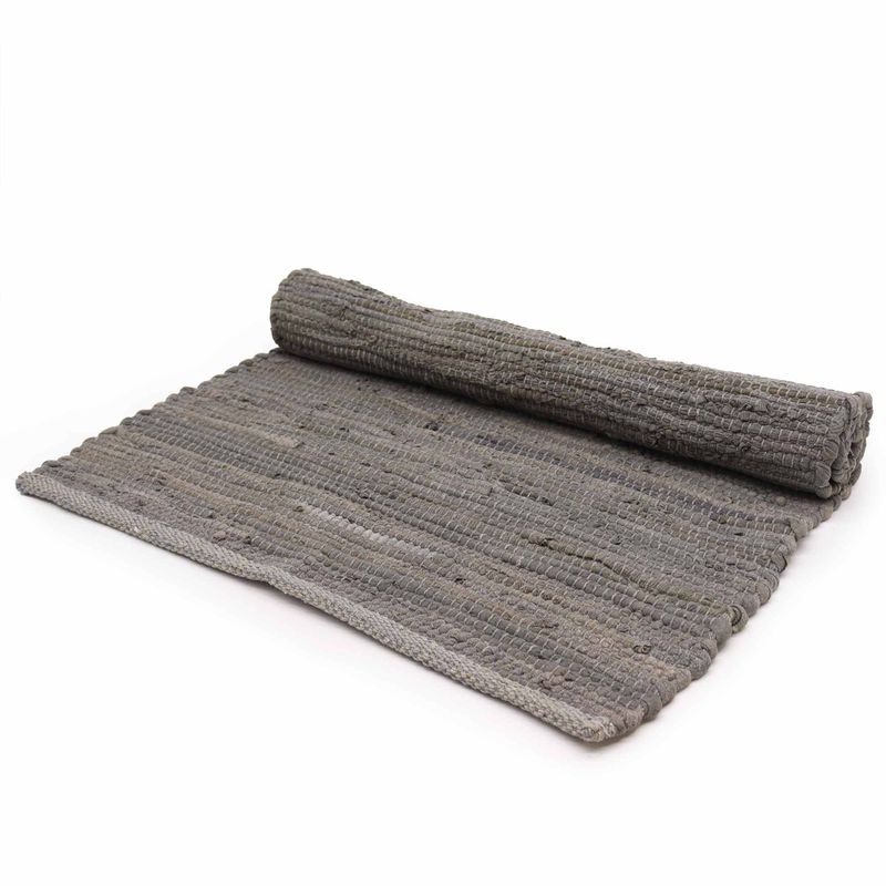 Stor Indisk Handvävd Bomullsmatta - 130x170cm - Chacoal