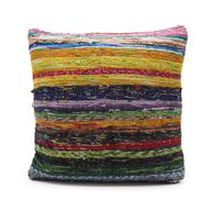 Kuddfodral av Återvunnen Trasmatta - 40x40cm - Nyanser av Orange