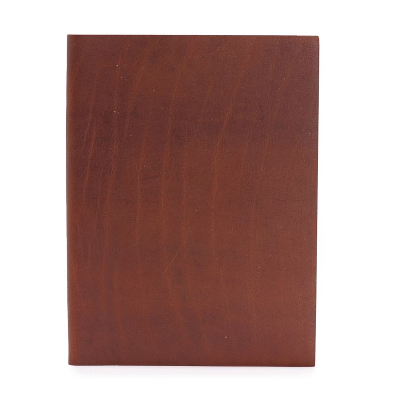 Stor Mörkbrun Dagbok - 100 Linjerade Sidor - 20x15cm