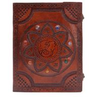 Extra Stor Anteckningsbok - Chakrastenar och Drake-Mandala 100 Sidor - 25x34cm