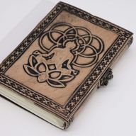 Buddha - Esoterisk Anteckningsbok - Ljusbrun - 200 Sidor - 17.5x12.5x3cm
