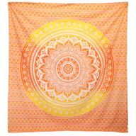 Väggbonad / Strandfilt - Umrao-Mandala - Orange