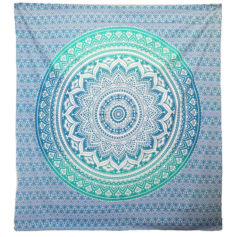 Väggbonad / Strandfilt - Umrao-Mandala - Grön