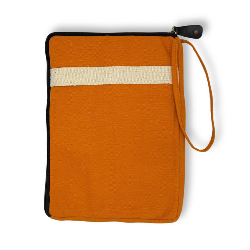 Fodral till Surfplatta i Canvas - Orange - 21x29cm