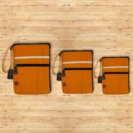 Fodral till Surfplatta i Canvas - Orange - 21x29cm