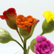 Filtblommor - Rosor - Olika Färger
