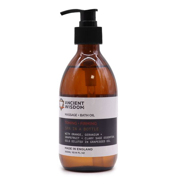 Massage- & Badolja - Tonande & Stärkande 300ml