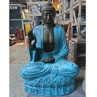 Stor Buddhastaty i Turkos & Sten - Undervisande på Lotus - 2m