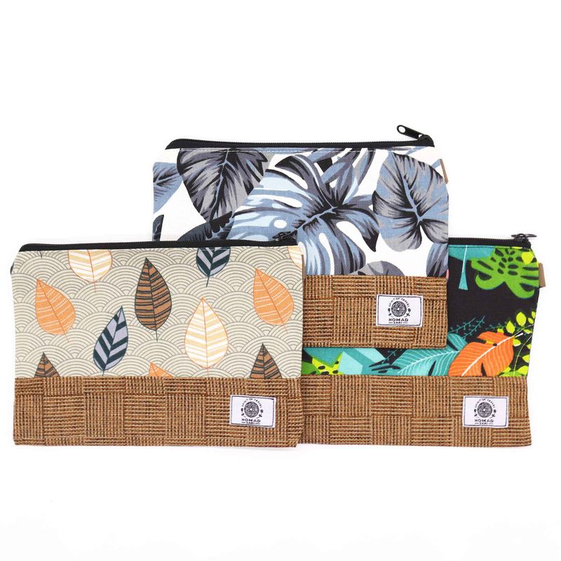 Stor Lyxig Väska med Tropiskt Tryck - (3x2 diverse designer) - 26x17cm