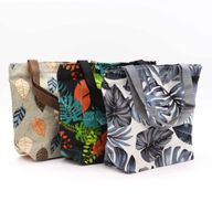 Praktisk Shoppingsväska med Tropiskt Tryck - (3x diverse designer) - 32x23x10cm