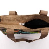 Shoppingväska till Marknaden med Tropiskt Tryck - (3x diverse designer) - 40x30x9cm