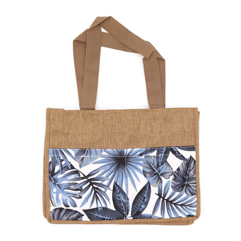 Shoppingväska till Marknaden med Tropiskt Tryck - (3x diverse designer) - 40x30x9cm