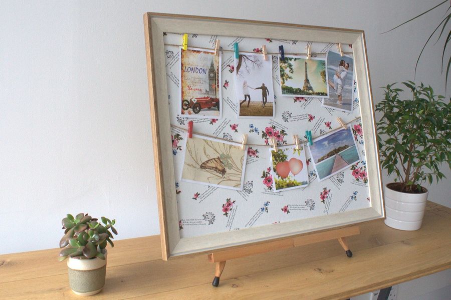 DIY Fotoramar med Klämmor