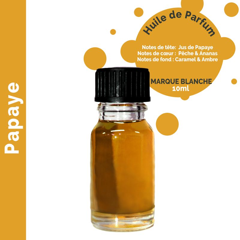 Papaya Doftolja 10ml - Utan Etikett