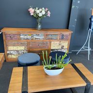 Återvunnet Trä - Soffbord 120 cm
