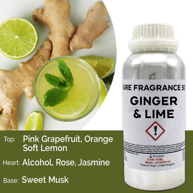 Ingefära & Lime Ren Doftolja - 500ml