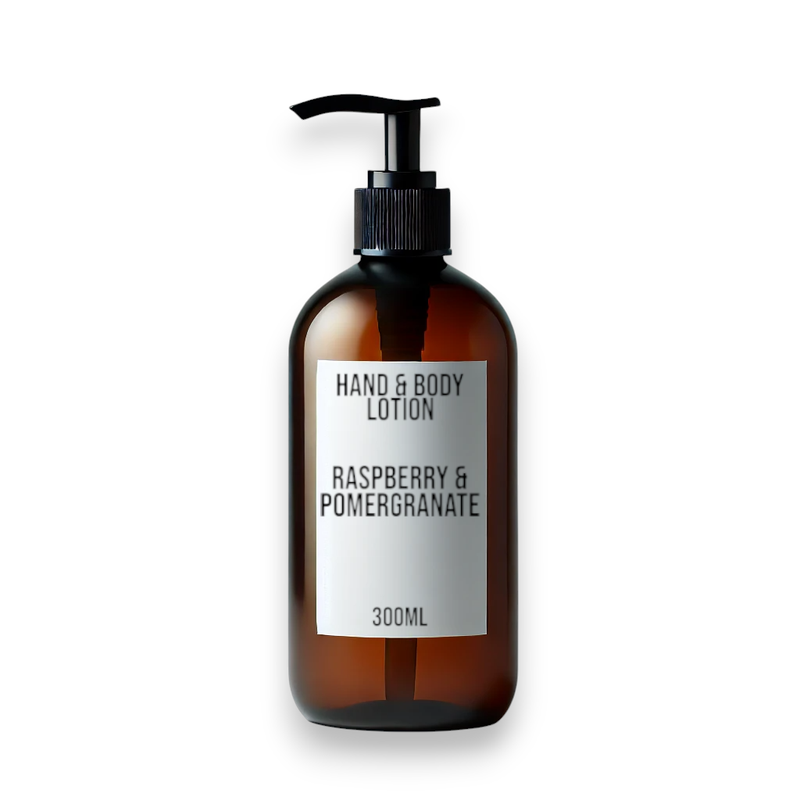 Hallon & Granatäpple Hand- och Hudkräm 300ml - Utan Etikett
