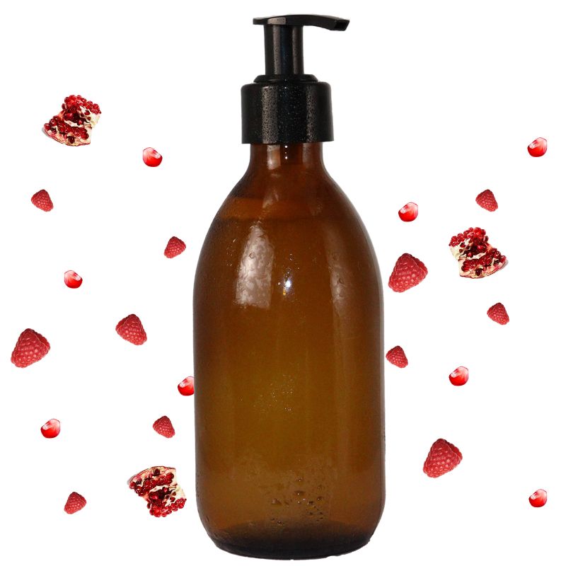 Hallon & Granatäpple Hand- & Duschtvål 300ml - Utan Etikett