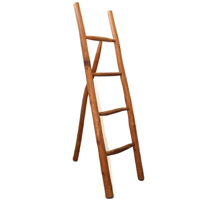 Stor Stege i Teak - 1.5m - Naturlig