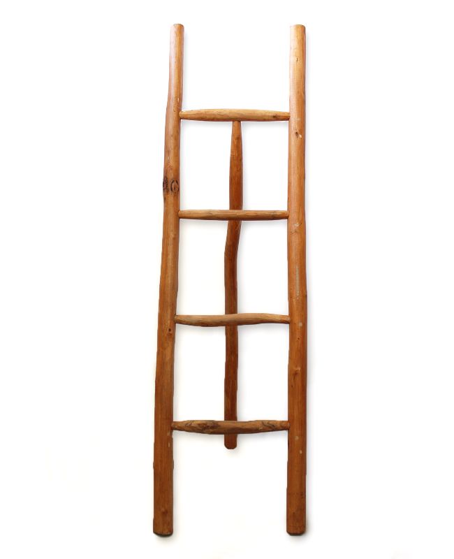 Stor Stege i Teak - 1.5m - Naturlig