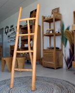 Stor Stege i Teak - 1.5m - Naturlig